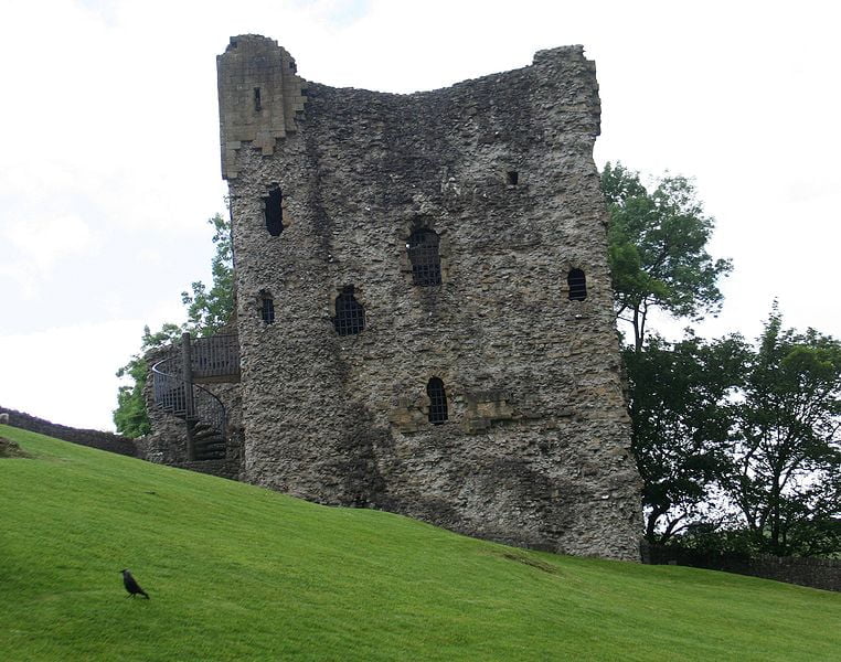 A sample of castle stone keep. 