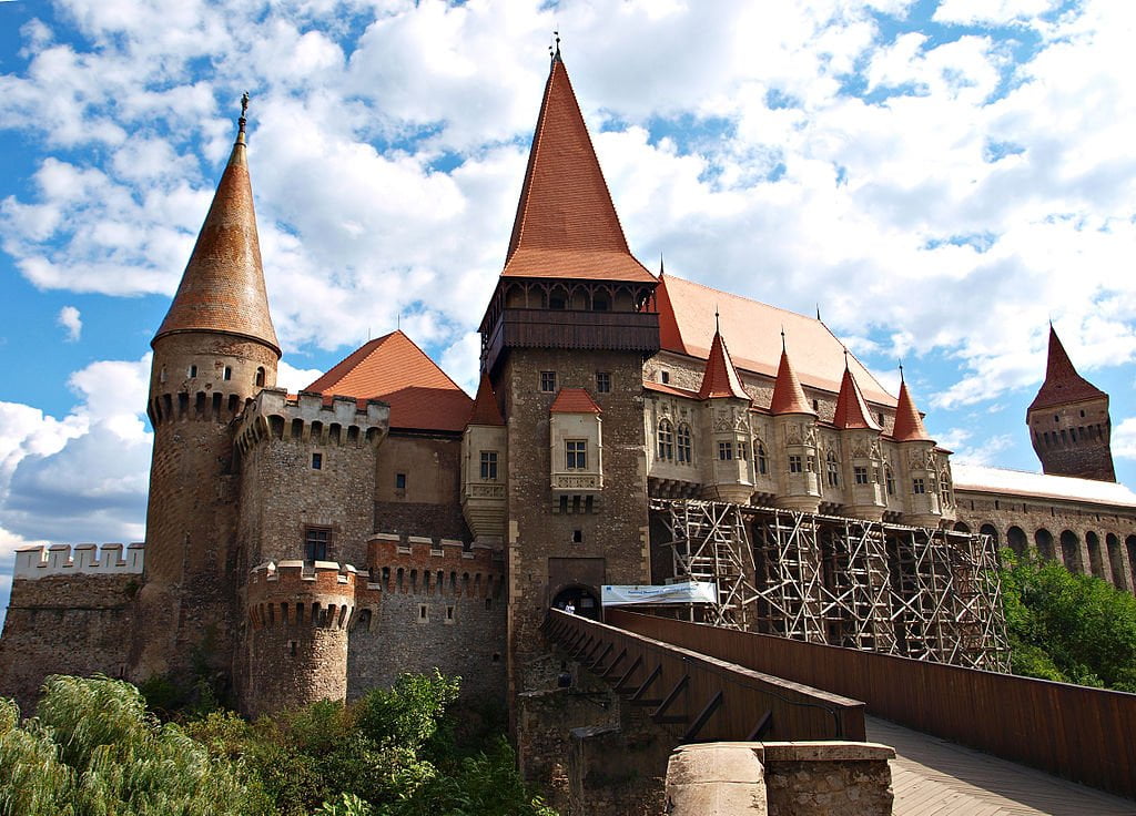 Hunyad Castle, a perfect example of Gothic architecture.