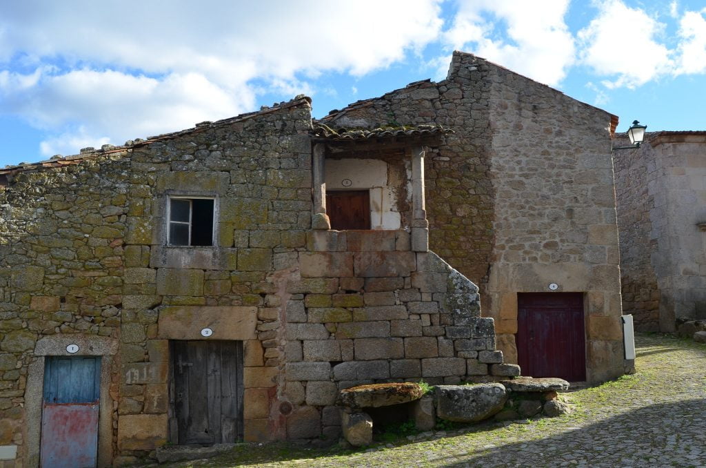 An old house in a medieval village.