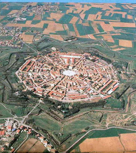 Palmanova today still remains very similar to when it was constructed.
