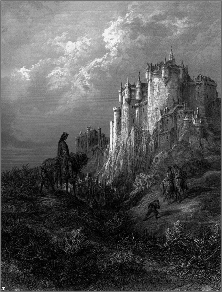 A print of the legendary Camelot.