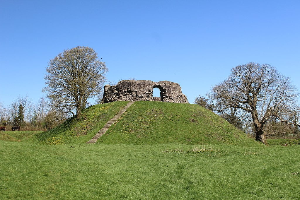 Winston Castle ruins in Pembrokeshire.