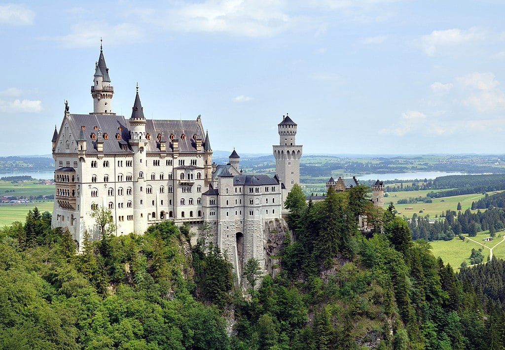 The famed Bavarian-built Neuschwanstein Castle.