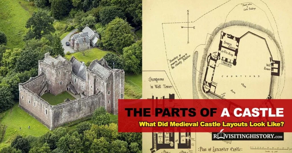 Featured image with a castle and layout of a castle..