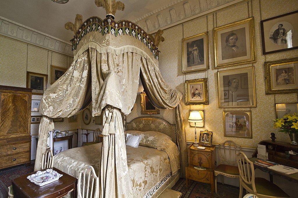 Bedroom in Castle Howard, England, Yorkshire.