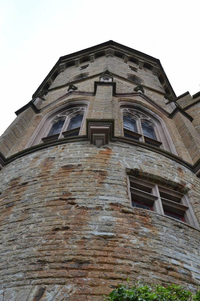 A closer look of Hohenzollern Castle tower.