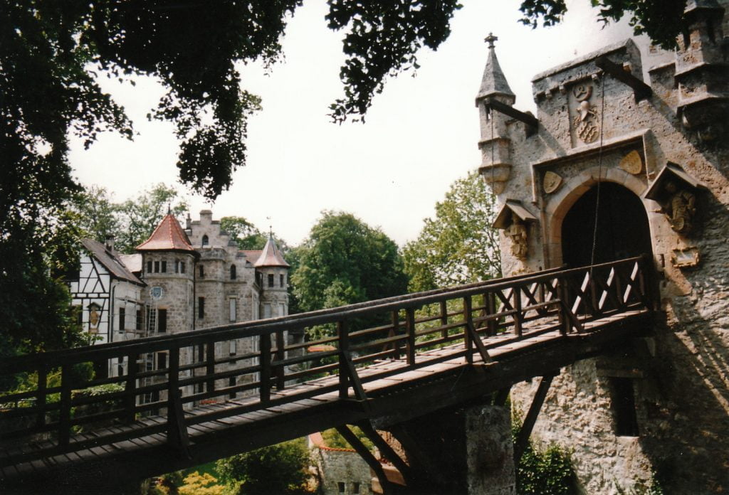 The entrance way bridge of Lichtenstein castle.