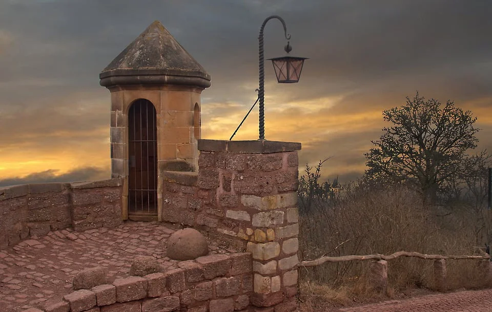 The Wartburg Castle watchtower.