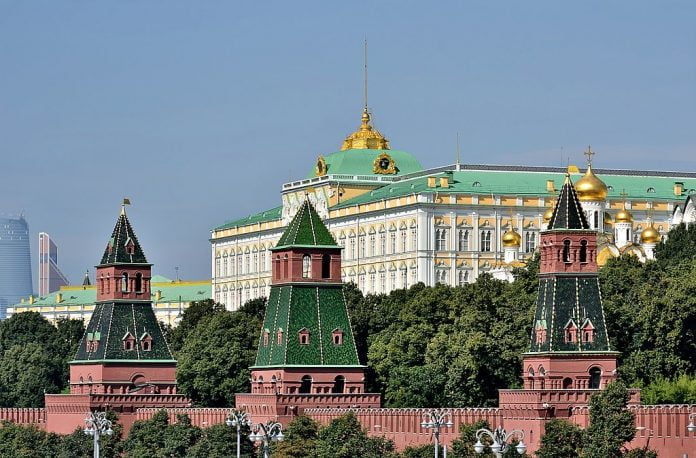 The Moscow Kremlin south walls.