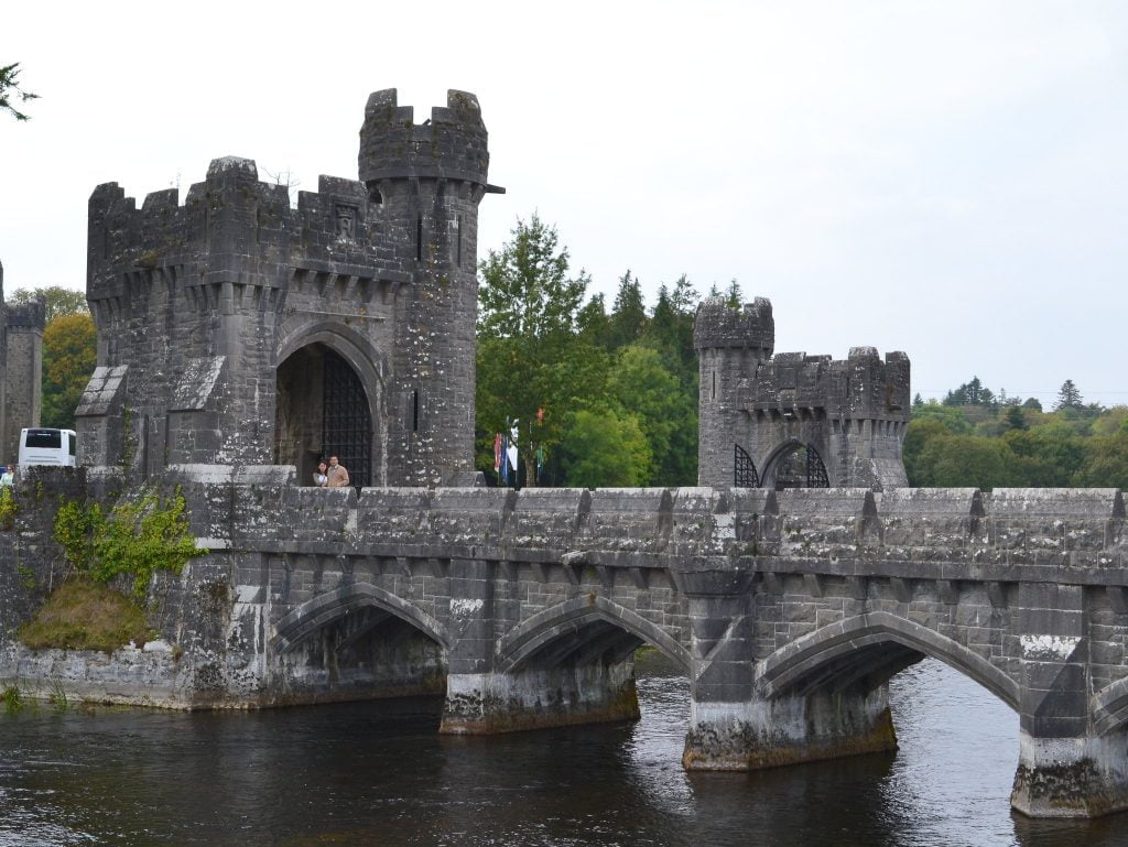 The bridge outside Ashford Castle.