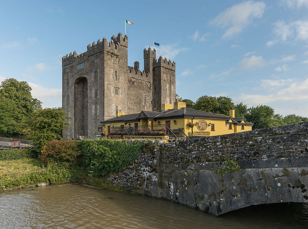 A stunning side view of Bunratty Castle.