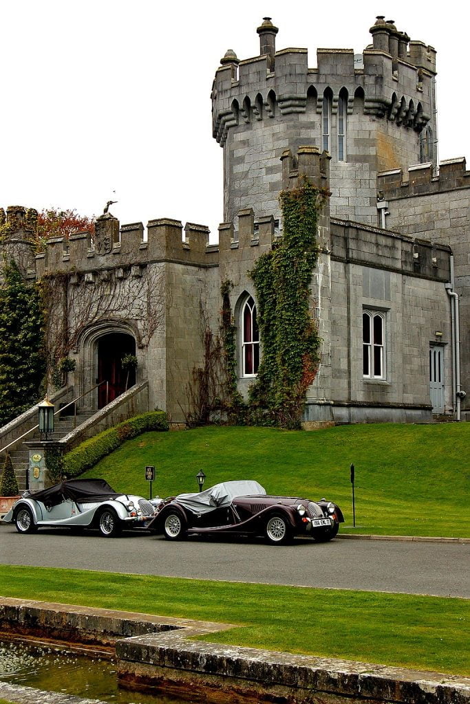 The Southwest entrance to Dromoland Castle.