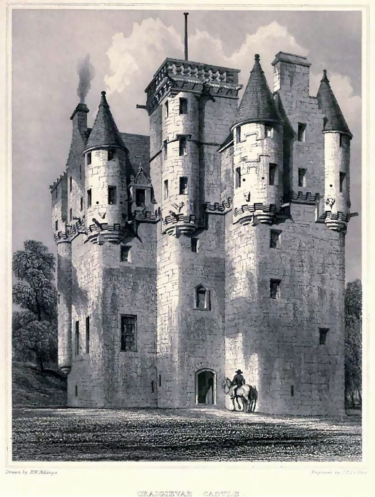 Craigievar Castle in 1901.
