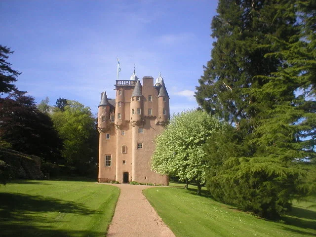 A stunning view of Craigievar Castle.