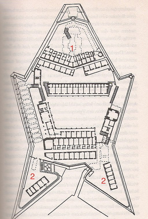Blueprint of Fort St. Elmo.