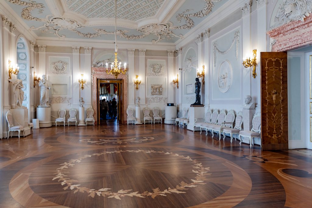 The gorgeous interior of Gatchina Palace.