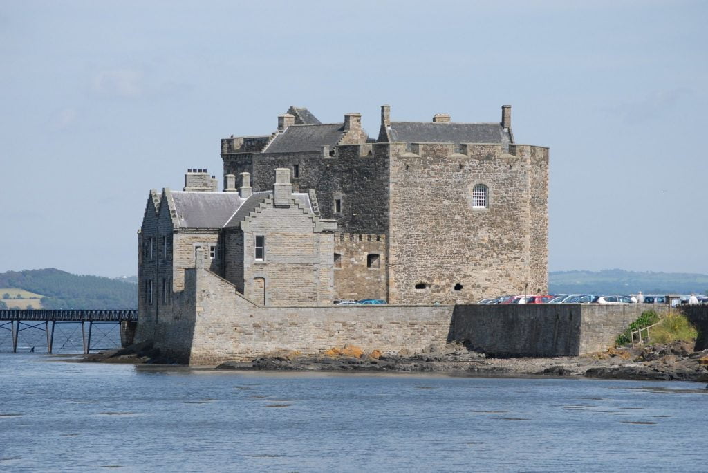 The side structure of Blackness Castle.