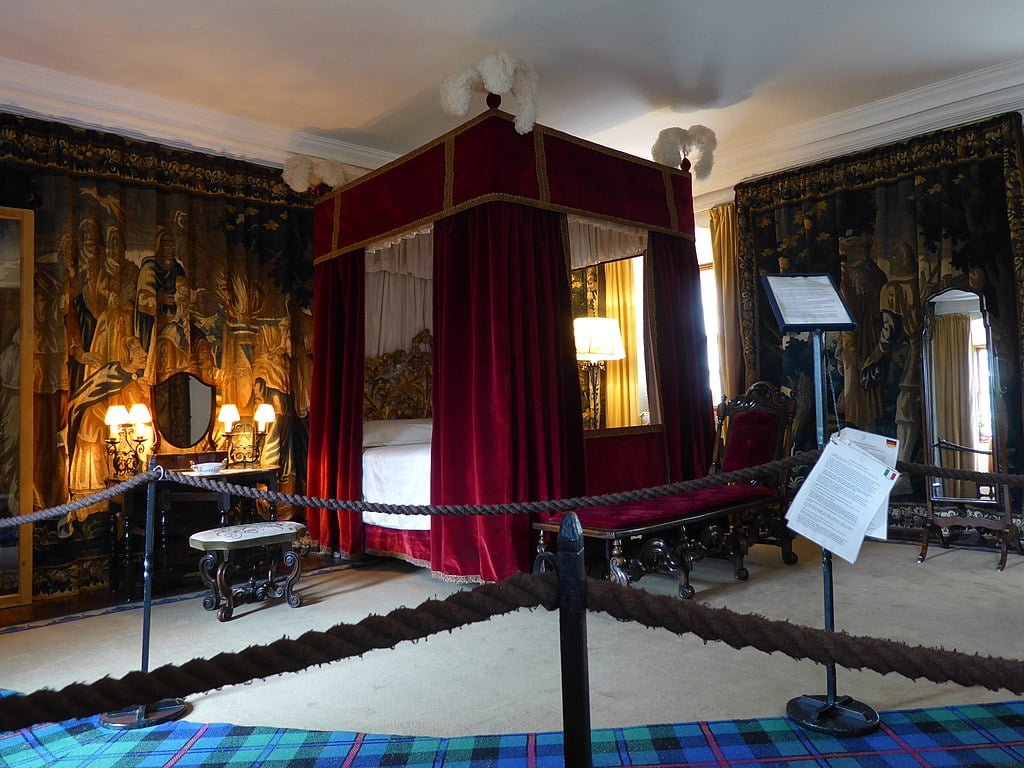 The Tapestry Bedroom in its luxurious display.