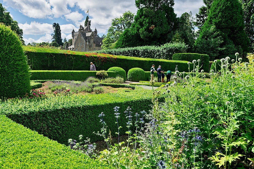 Cawdor Castle view from the garden.