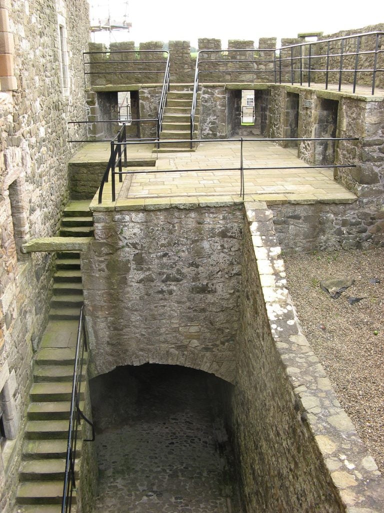 Foreworks at Blackness Castle.