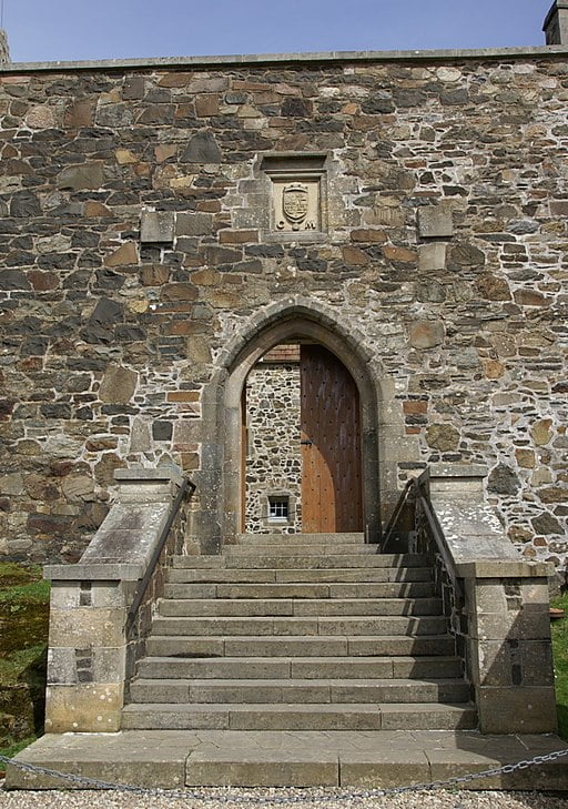 The entrance to Duart Castle.