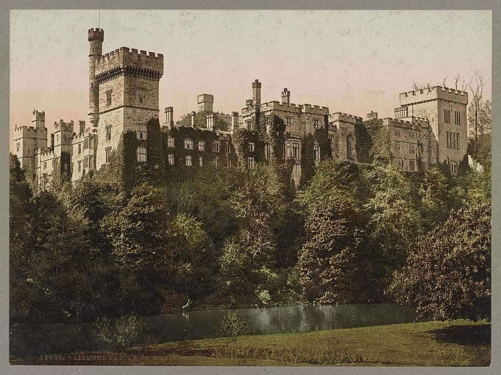 An artist’s representation of Lismore Castle.