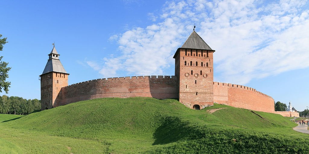 Novgorod on a clear sunny day.