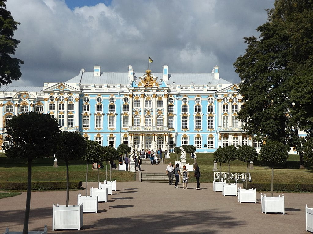 Front view of Catherine Palace.