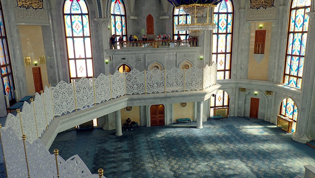 The Kul Sharif Mosque in the Kazan Kremlin.