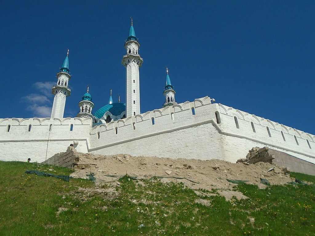The towers of Kazan Kremlin.