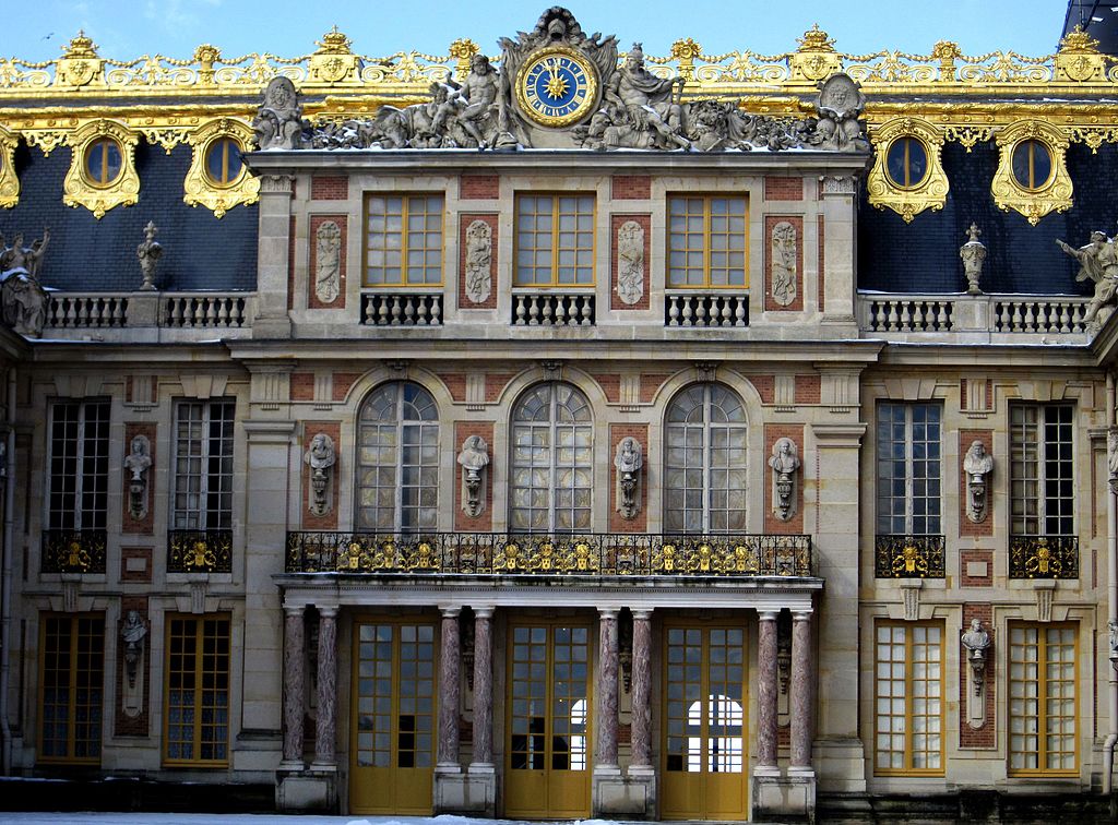 The opulent detailing of Château de Versailles.