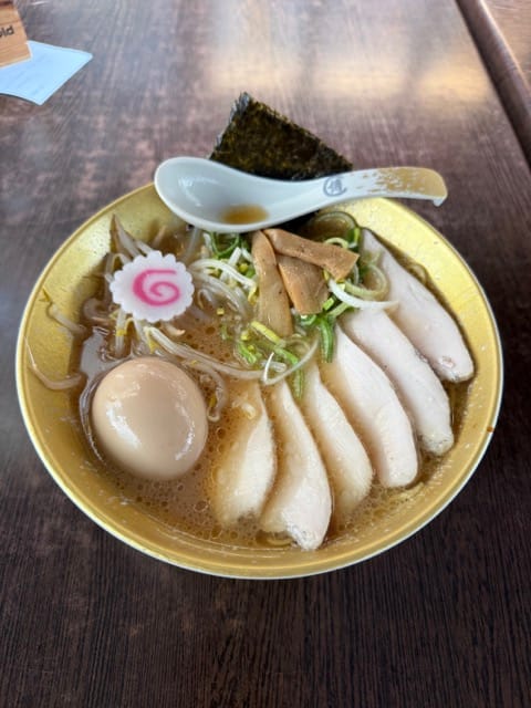 Ramen bowl at Ramen Samurai in Luxembourg City