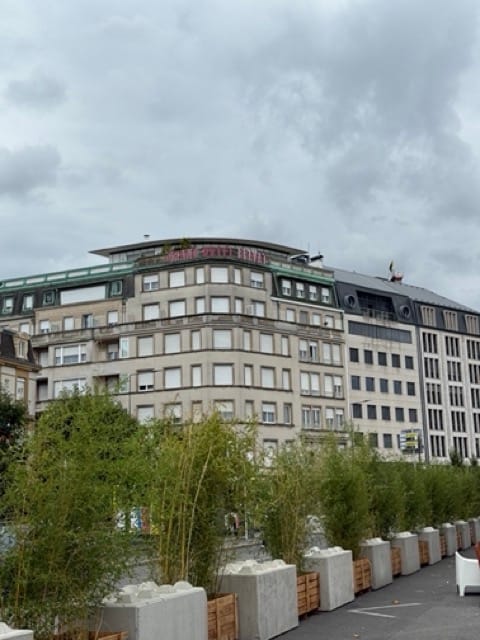 Grand Hôtel Cravat exterior in central Luxembourg City